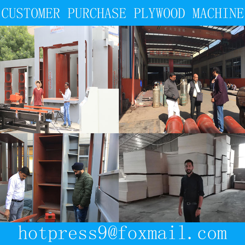 customer purchase plywood machine